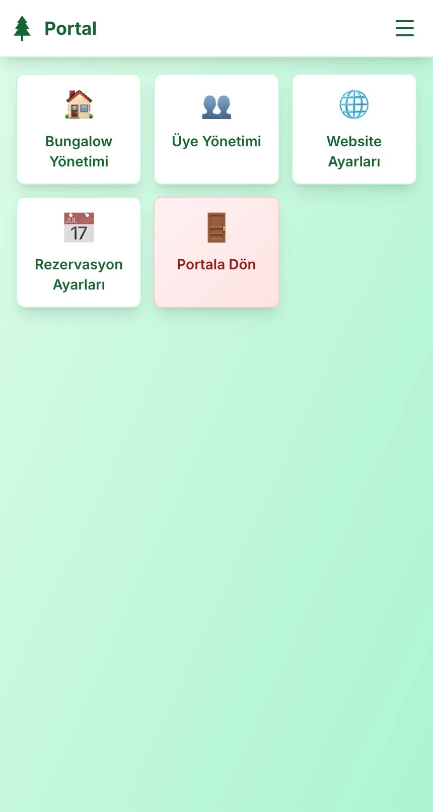 Bungalowcu Site Ayarları - Bungalow ve üye yönetimi